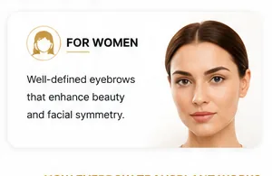 AI-generated female hair restoration consultation visual